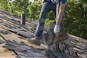 removing shingles from roof